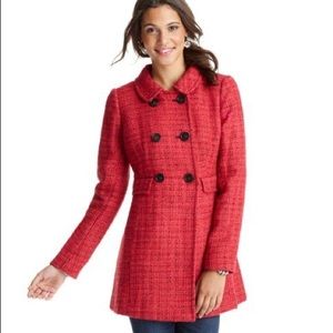 Loft Berry Tweed Coat